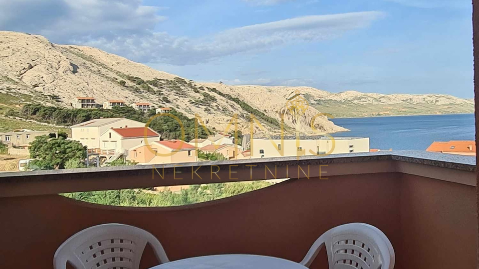 Pag, Metajna, apartman 42 m2, 1SKL s balkonom